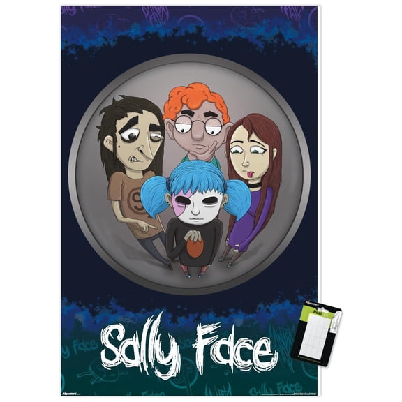 Sally Face - Fisheye Wall Poster, 22.375" x 34"