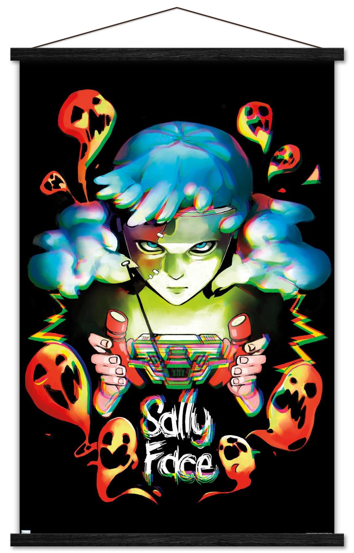 Sally Face - Ghosts Wall Poster with Magnetic Frame, 22.375" x 34"