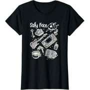 Sally Face Icon Doodle Graphic Sketch Collage T-Shirt