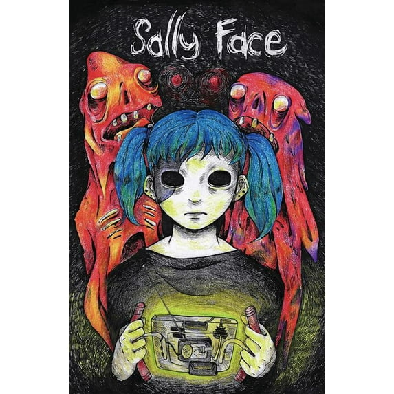 Sally Face Poster 16x24inch (40x60cm) poster, perfect for any room! Frameless art Wall Art Gift