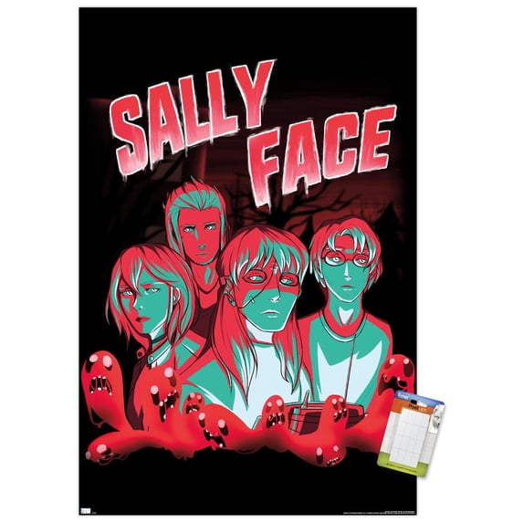 Sally Face - Shadows Wall Poster, 14.725" x 22.375"