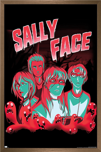 Sally Face - Shadows Wall Poster, 22.375" x 34" Framed