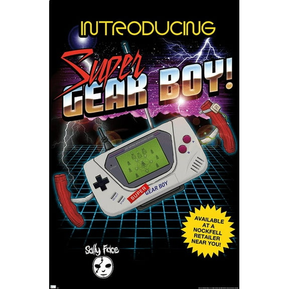 Sally Face - Super Gear Boy Wall Poster, 22.375" x 34"