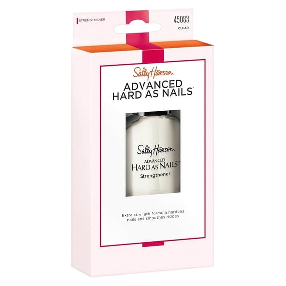 Sally Hansen Advanced Hard As Nails, Clear, 0.45 Oz, 3 Pack