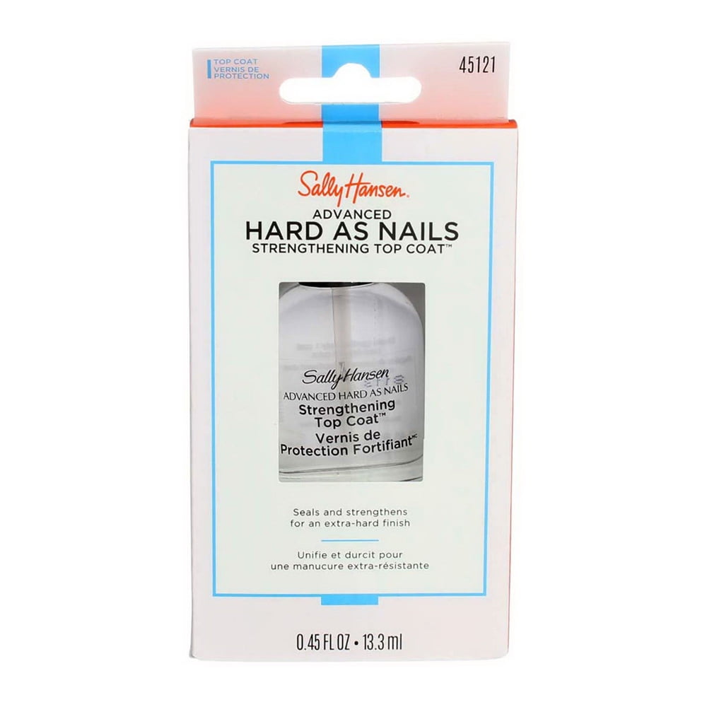 Sally Hansen Advanced Hard As Nails Strengthening Top Coat, 0.45 oz, 3