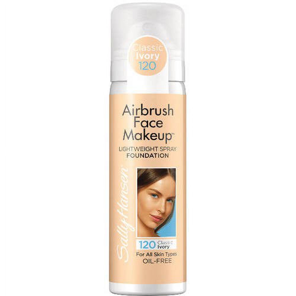 Sally Hansen Airbrush Face Makeup Foundation, Classic Ivory, 1 oz - image 1 of 3
