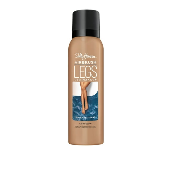 Sally Hansen Airbrush Legs Makeup, Tan Glow, 4.4 oz Spray, Water and Transfer-Resistant