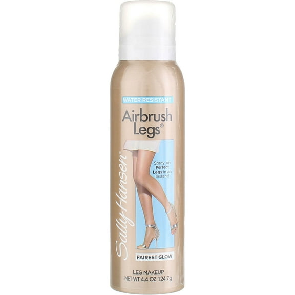 Sally Hansen Airbrush Legs Spray-On, Fairest Glow 3703-00, Water Resistant, 4.4 oz (3 Pack) (Bundle)
