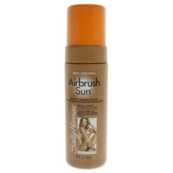 Sally Hansen Airbrush Sun Instant Tanning Mousse, Medium, 5 fl oz