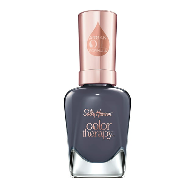 Sally Hansen Color Therapy Nail Color, Oceans Away, 0.5 oz, Color Nail Polish, Nail Polish, Nail Polish Colors, Restorative, Argan Oil Formula, Instantly Moisturizes
