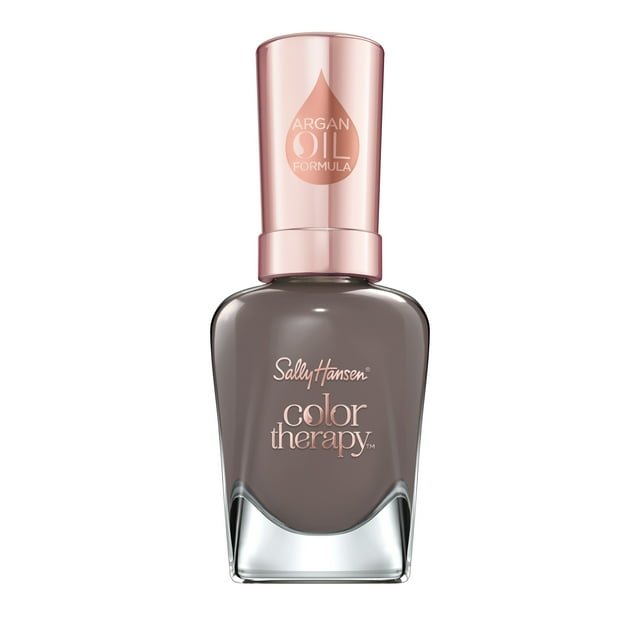 Sally Hansen Color Therapy Nail Color, Slate Escape, 0.5 oz, Color Nail Polish, Nail Polish, Nail Polish Colors, Restorative, Argan Oil Formula, Instantly Moisturizes