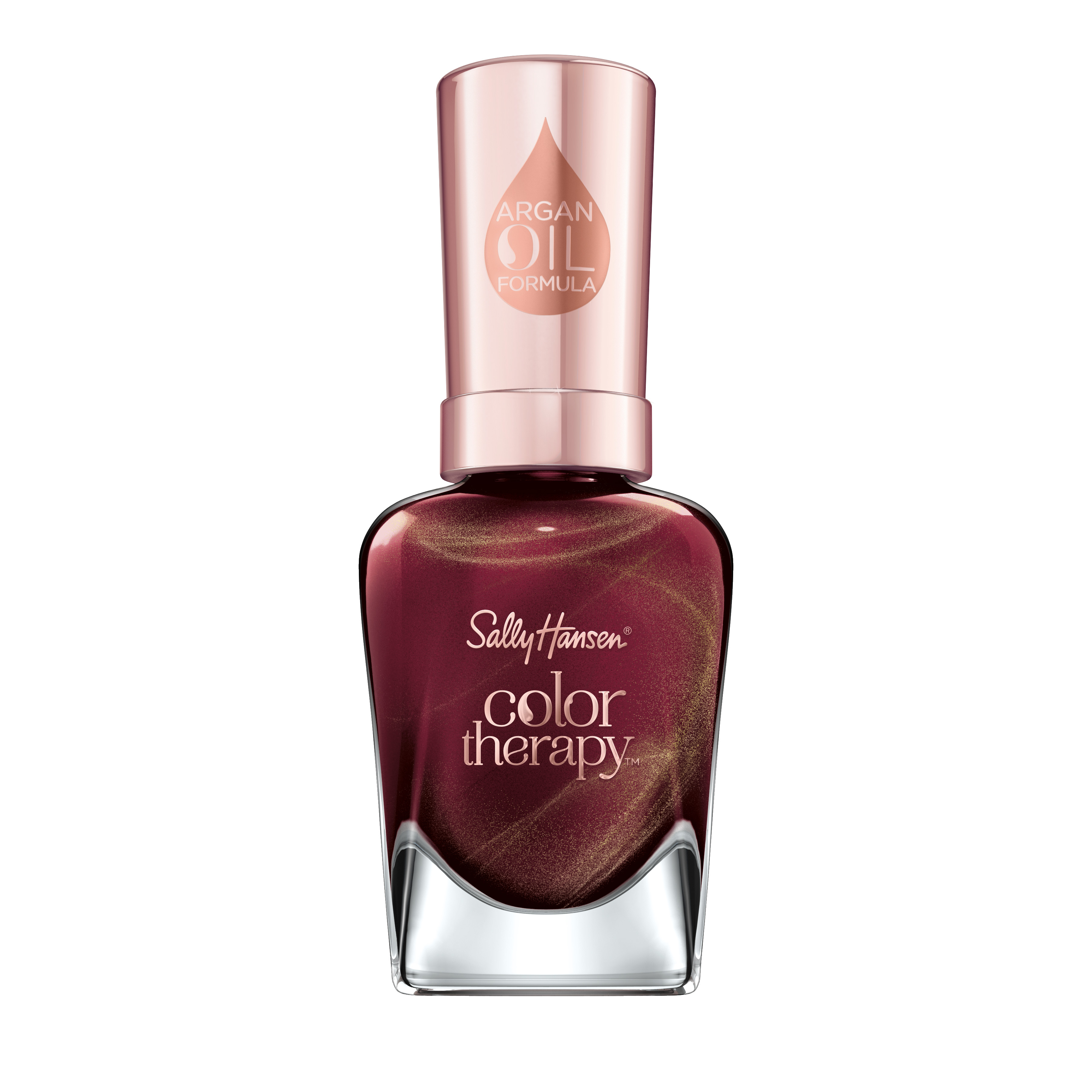 Sally Hansen Color Therapy Nail Color, Wine Therapy, 0.5 oz, Color Nail Polish, Nail Polish, Nail Polish Colors, Restorative, Argan Oil Formula, Instantly Moisturizes - image 1 of 13