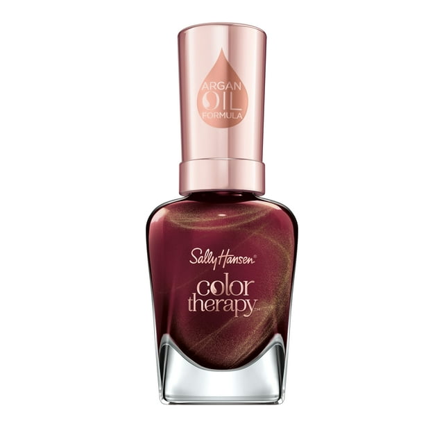 Sally Hansen Color Therapy Nail Color, Wine Therapy, 0.5 oz, Color Nail Polish, Nail Polish, Nail Polish Colors, Restorative, Argan Oil Formula, Instantly Moisturizes