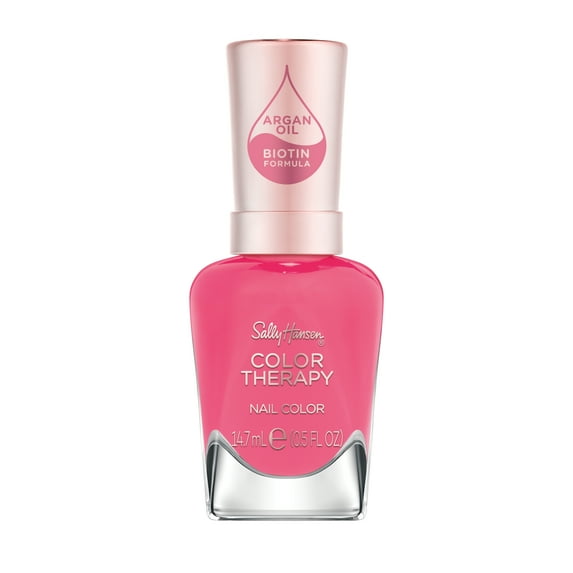 Sally Hansen Color Therapy Nail Polish, Sweet Resilience, Argan Oil & Biotin Formula