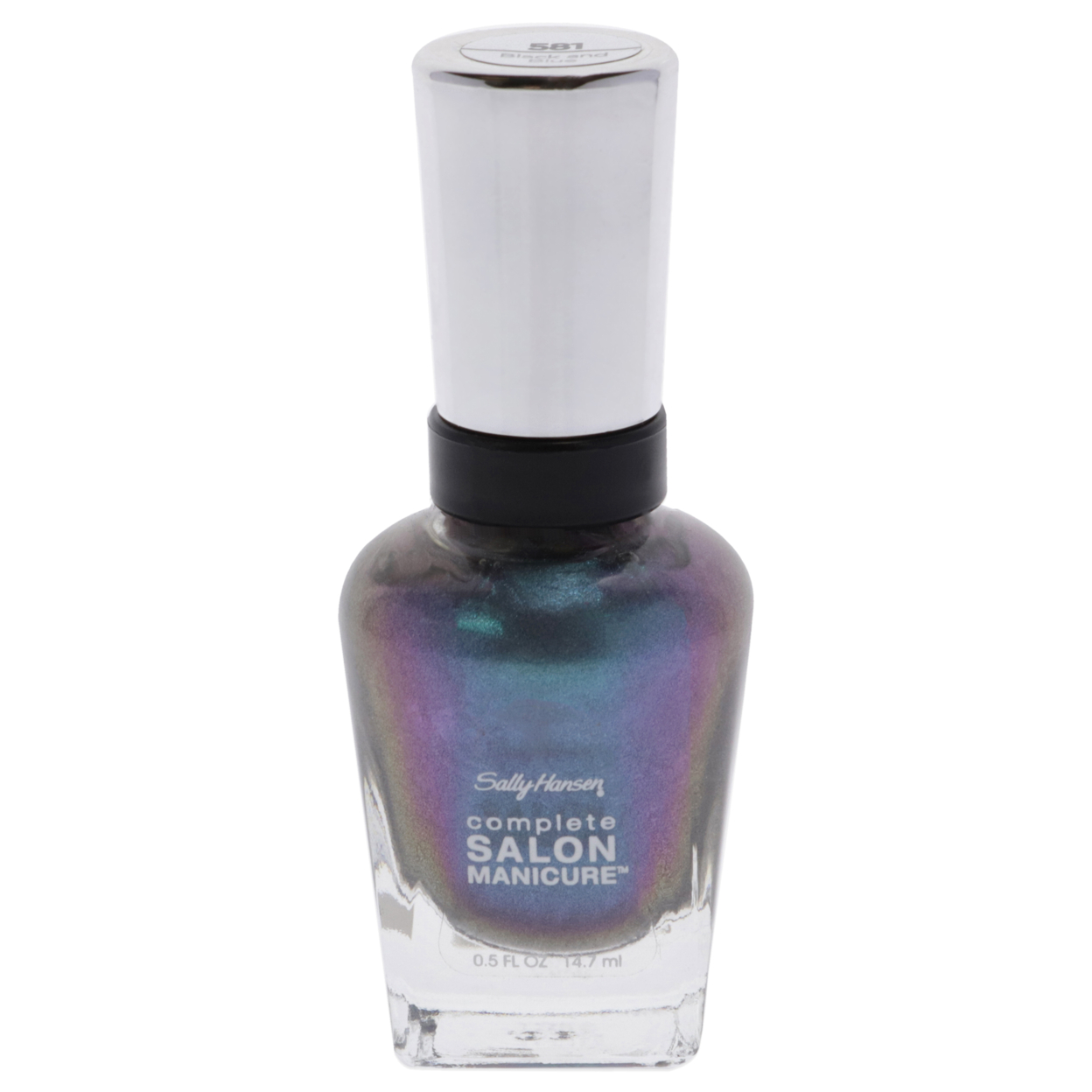 Sally Hansen Complete Salon Manicure - 581 Black and Blue 0.5 oz Nail Polish - image 1 of 4