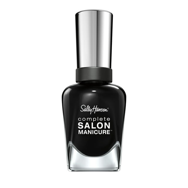 Sally Hansen Complete Salon Manicure Nail Color, Hooked on Onyx