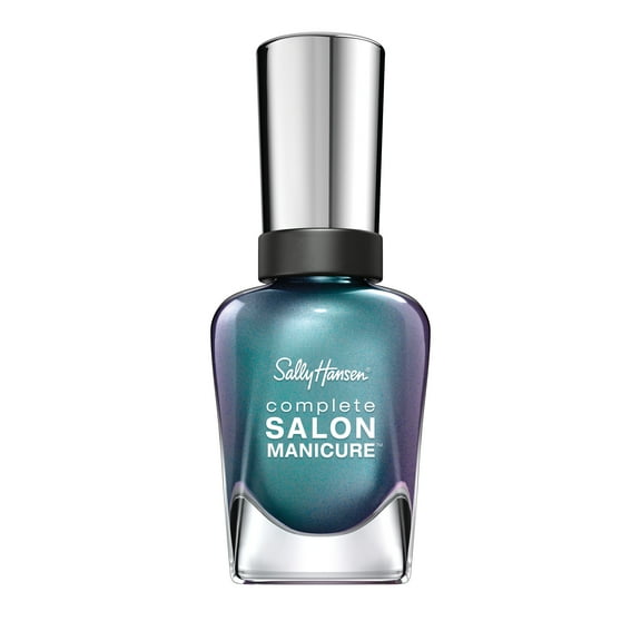 Sally Hansen Complete Salon Manicure Nail Polish, Black and Blue, 0.5 fl oz