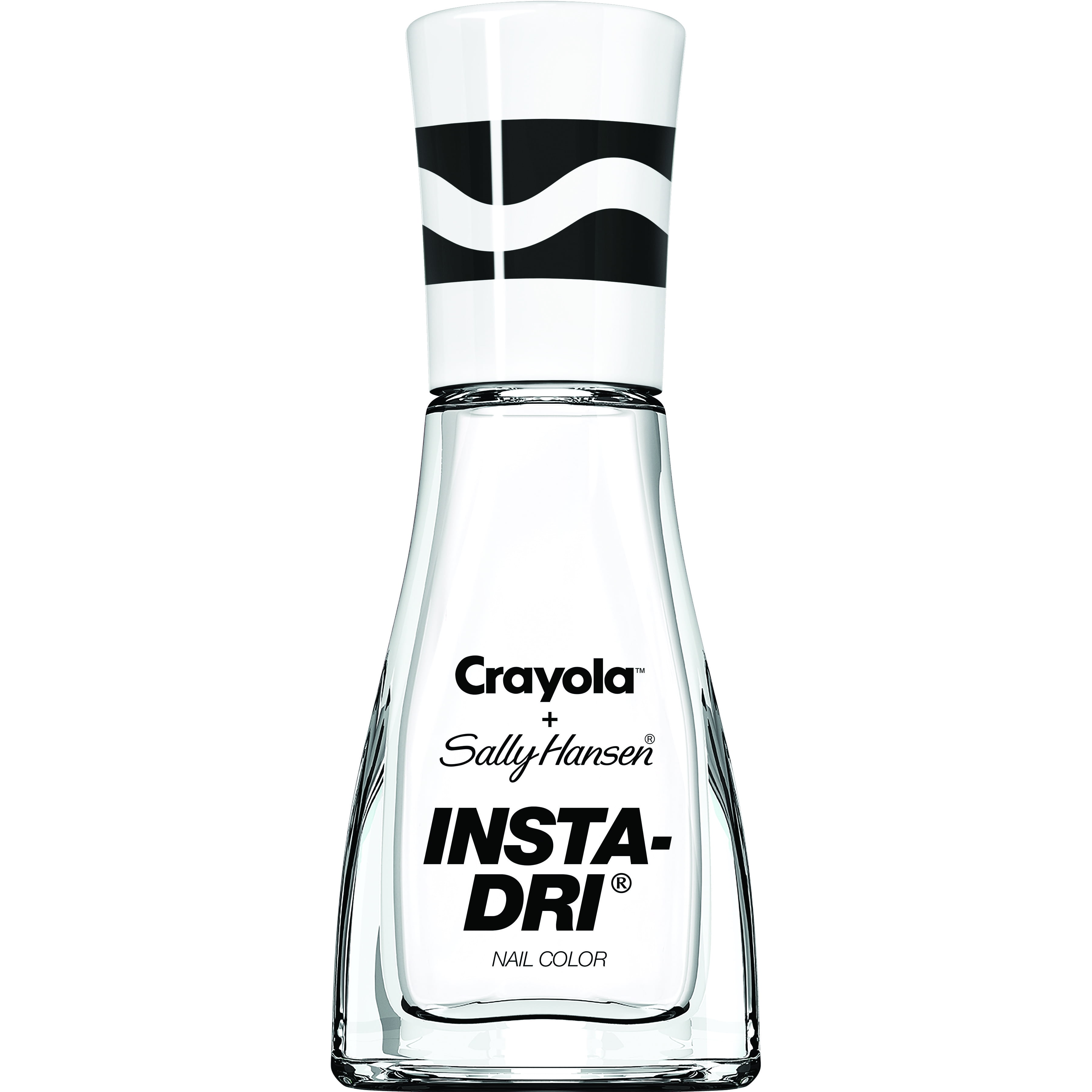 Sally Hansen + Crayola InstaDri Nail Polish, 509 White, 0.3 Fl. Oz