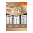 thumbnail image 1 of Sally Hansen Crushed Metal 3 Pc Kit - Gold - 0.17oz Dual Base and Top Coat, 0.17oz Crushed Effect Coat, 0.17oz Chrome Lacquer, 1 of 5