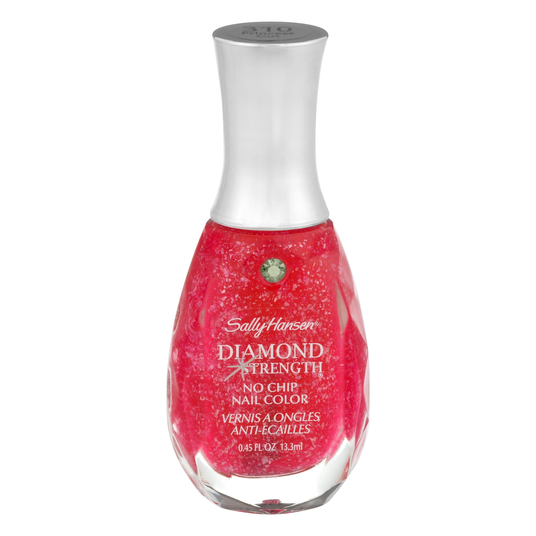 Sally Hansen Diamond Strength No Chip Nail Color, 0.45 fl oz, No Chipping, Nail Polish, Color Nail Polish, At Home Nail Polish, No Breaking, Infused with Micro-Diamonds