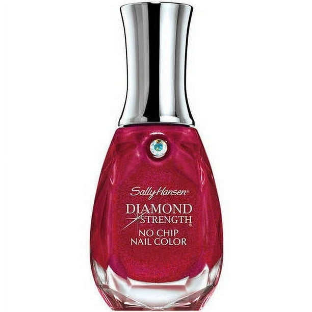 Sally Hansen Diamond Strength No Chip Nail Polish, Red Velvet