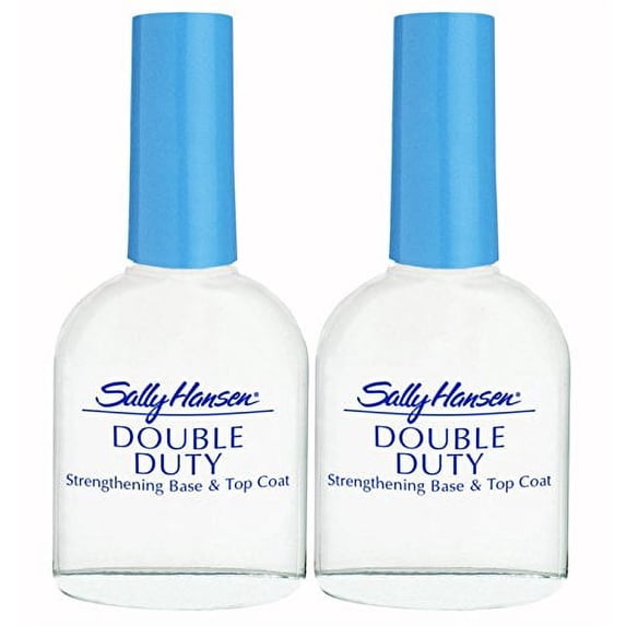 Sally Hansen Double Duty Base and Top Coat, 0.45 Fluid Ounce (Pack of 2)
