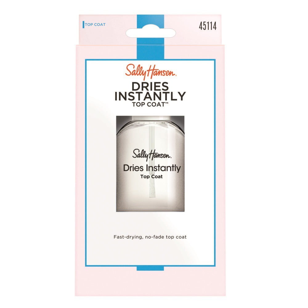 Sally Hansen Dries Instantly Nail Top Coat, Clear (Pack of 14)