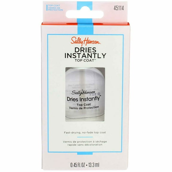 Sally Hansen Dries Instantly Top Coat 0.45 oz (Pack of 3)