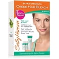 Sally Hansen Extra Strength Creme Hair Bleach Kit for Face, Arms, Legs