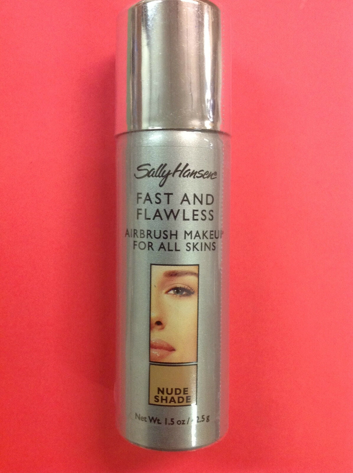 Sally Hansen Fast and Flawless Airbrush Foundation NUDE SHADE NEW.