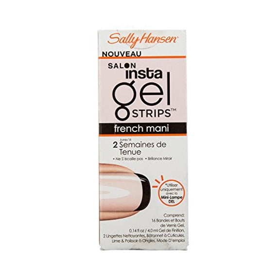 Sally Hansen French Mani Salon Insta-Gel Strips Kit, Tips Over