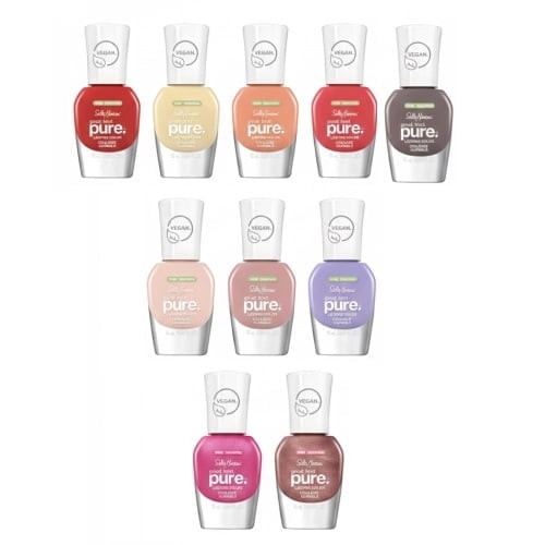 Sally Hansen - Good. Kind. Pure Vegan Nail Colour, Nail Polish, Lot of 10