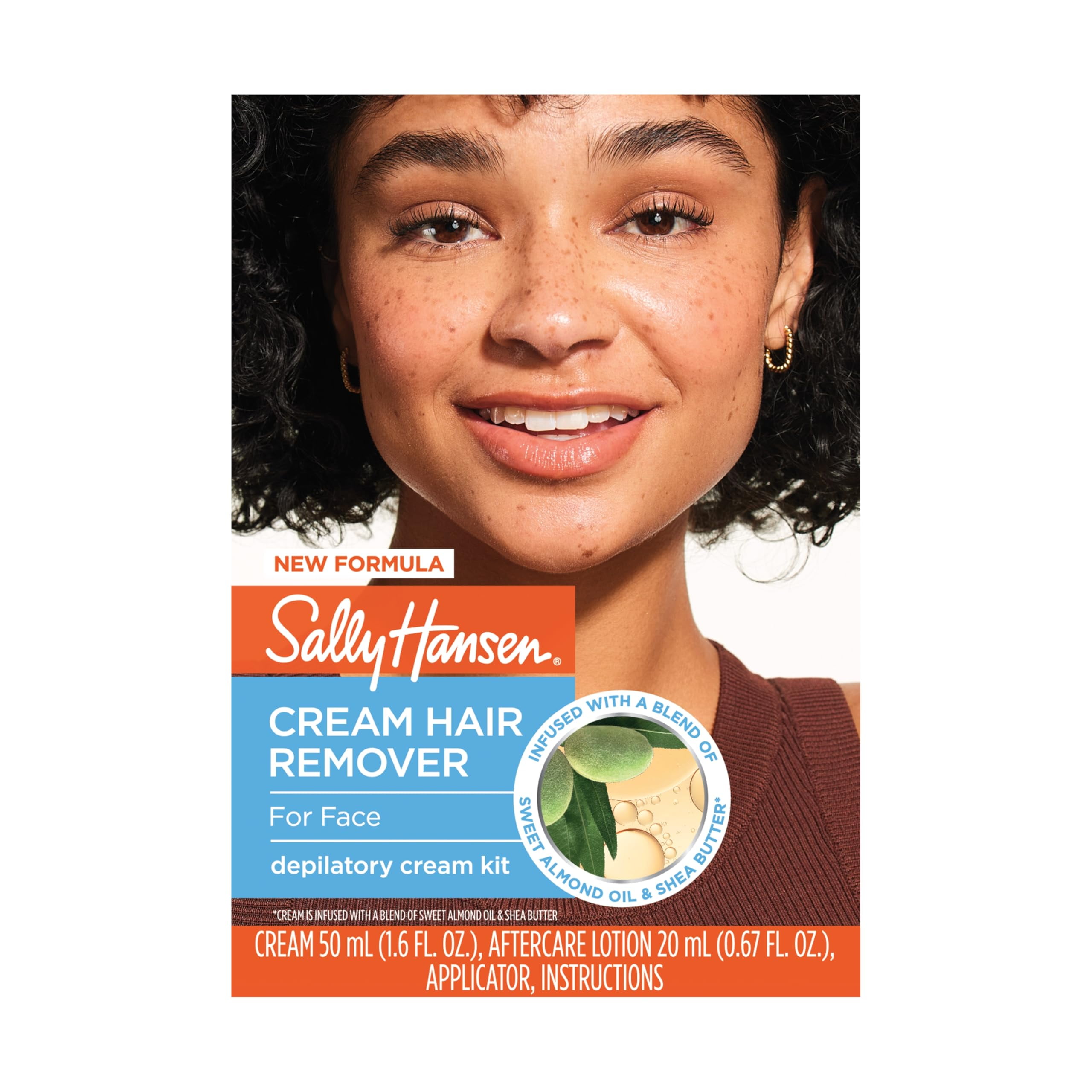 Sally Hansen Hair Removal Cream for Face?, Gentle, Vegan Formula