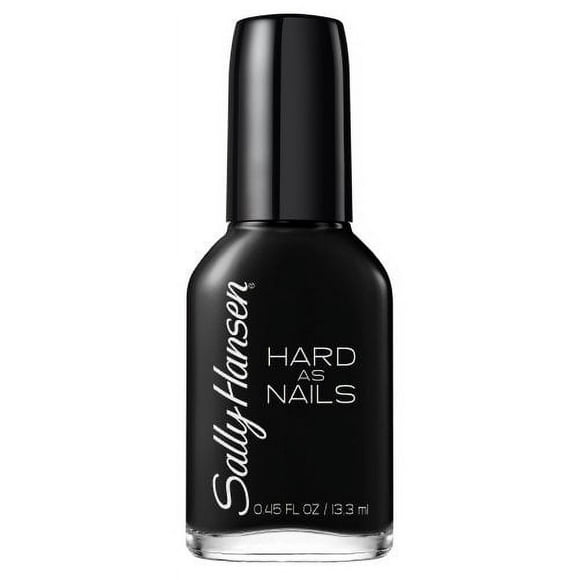 Sally Hansen Hard As Nails Nail Color, Black Heart, 0.45 oz
