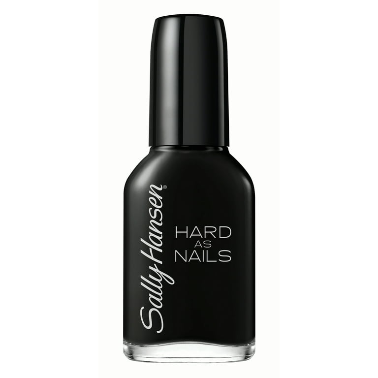 Sally Hansen Hard as Nails Nail Polish Black Heart 0.45 oz No Chipping or Splitting