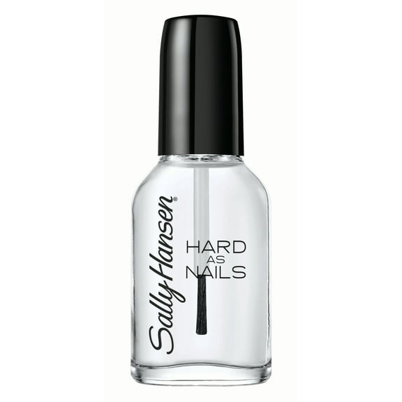 Sally Hansen Hard as Nails Nail Polish, Crystal Clear, 0.45 oz, No Chipping or Splitting