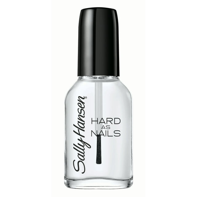 Sally Hansen Hard as Nails Nail Polish, Crystal Clear, 0.45 oz, No