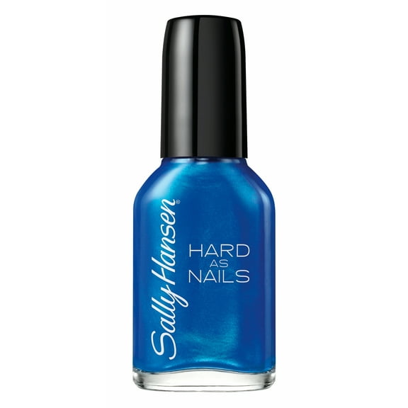 Sally Hansen Hard as Nails Nail Polish, Sturdy Sapphire, 0.45 oz, No Chipping or Splitting