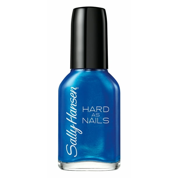 Sally Hansen Hard as Nails Nail Polish, Sturdy Sapphire, 0.45 oz, No