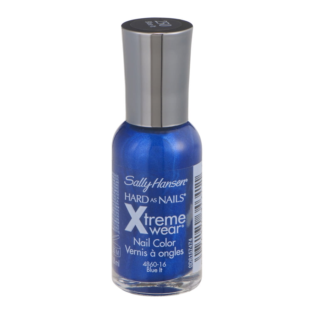 Sally Hansen Hard as Nails Xtreme Wear Nail Color, Blue It