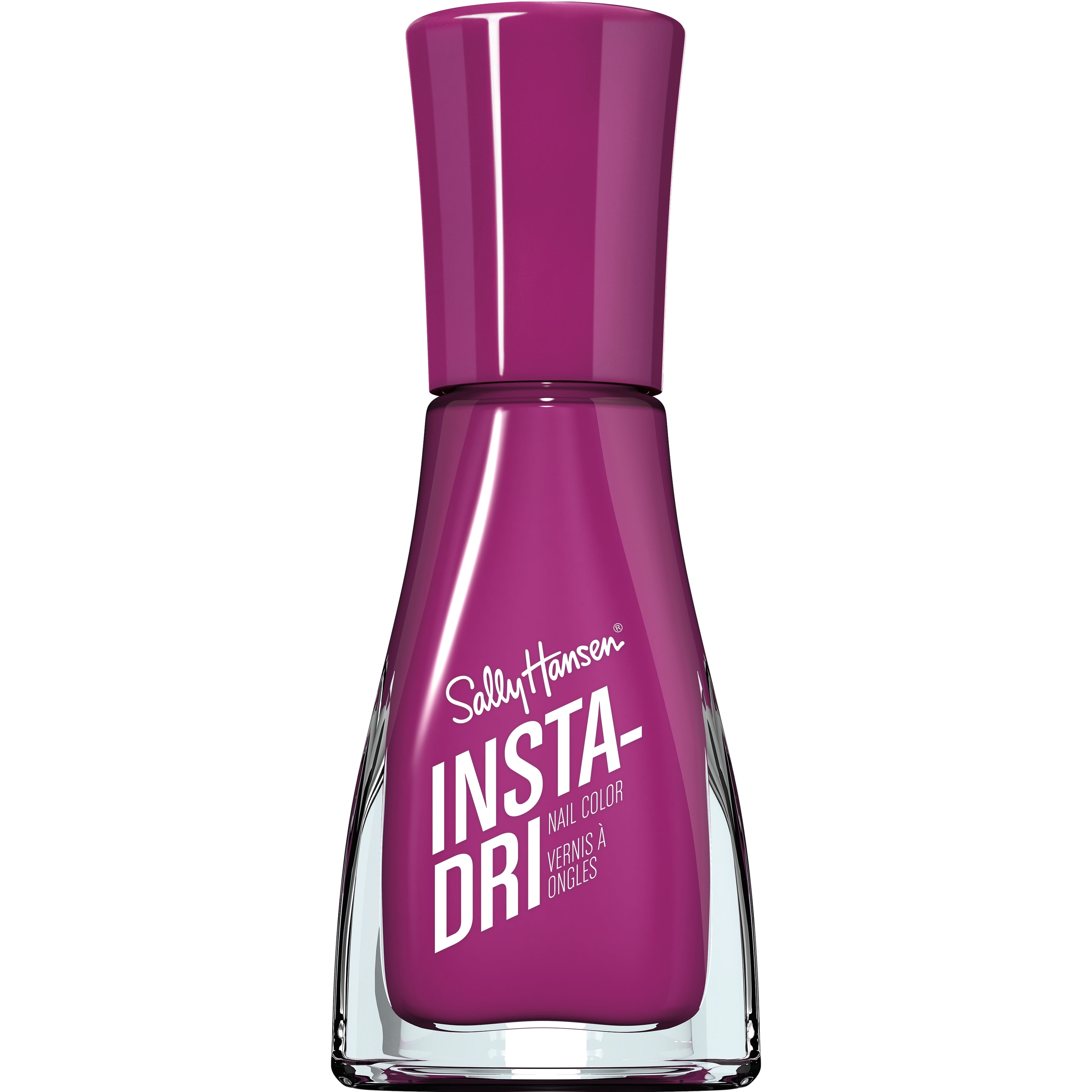 Sally Hansen Insta-Dri 3-in-1 Nail Polish, Cherry Fast, 0.31 oz