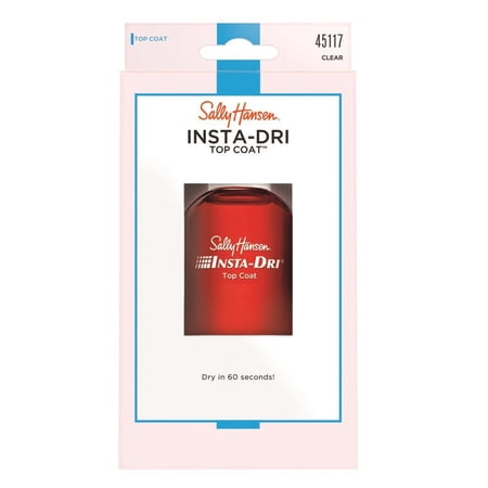 Sally Hansen Insta-Dri Anti-Chip Nail Top Coat, Clear (Pack of 2)