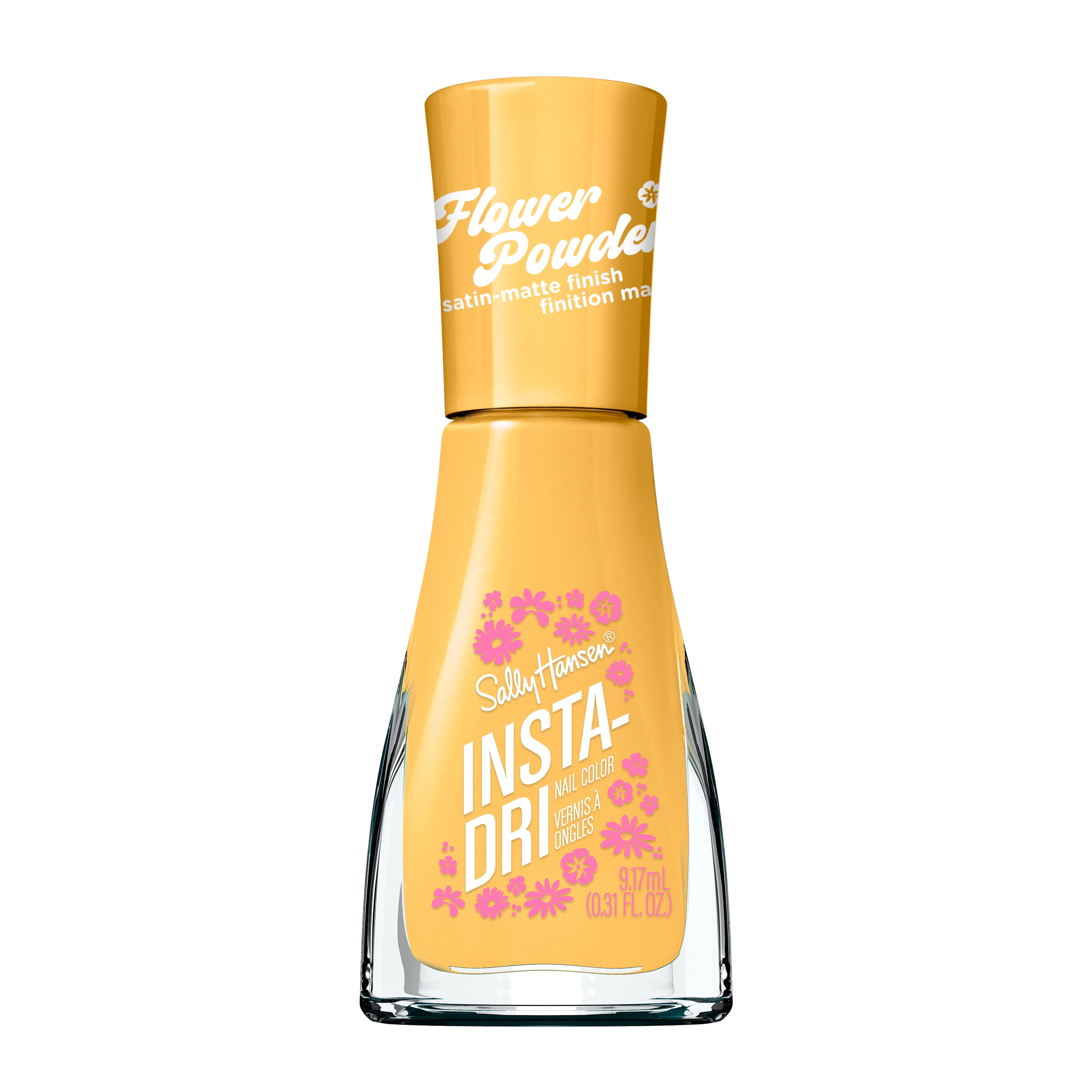 Sally Hansen Insta Dri Flower Powder Nail Polish, Quick-Drying, Long-Lasting Shine, On Your Marigold​ 0.31 fl oz