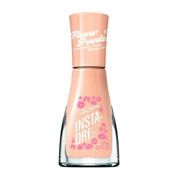Sally Hansen Insta Dri Flower Powder Nail Polish, Quick-Drying, Long-Lasting Shine, Poppy Into Action 0.31 fl oz
