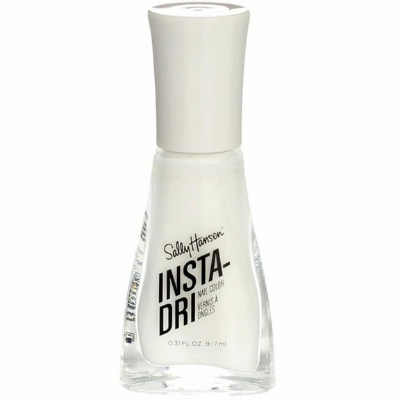 Sally Hansen Insta-Dri Nail Color White, 0.31 fl oz