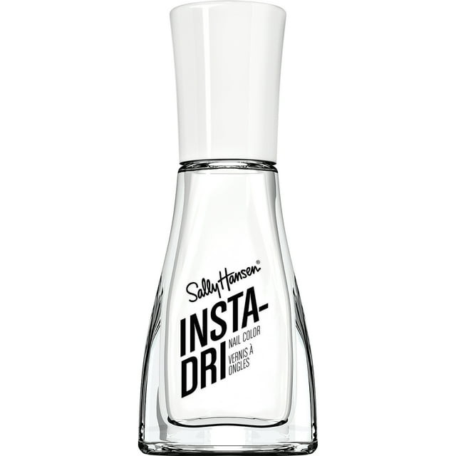 Sally Hansen Insta-Dri Nail Color Polish, White on Time, 0.31 fl oz, Quick Dry