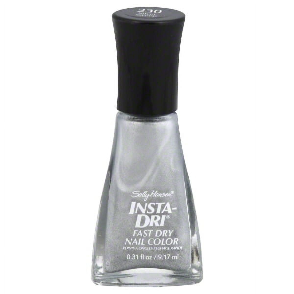 Sally Hansen Insta-Dri Nail Color, Silver Sweep, 0.31 Fl. Oz.