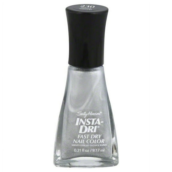 Sally Hansen Insta-Dri Nail Color, Silver Sweep, 0.31 Fl. Oz.