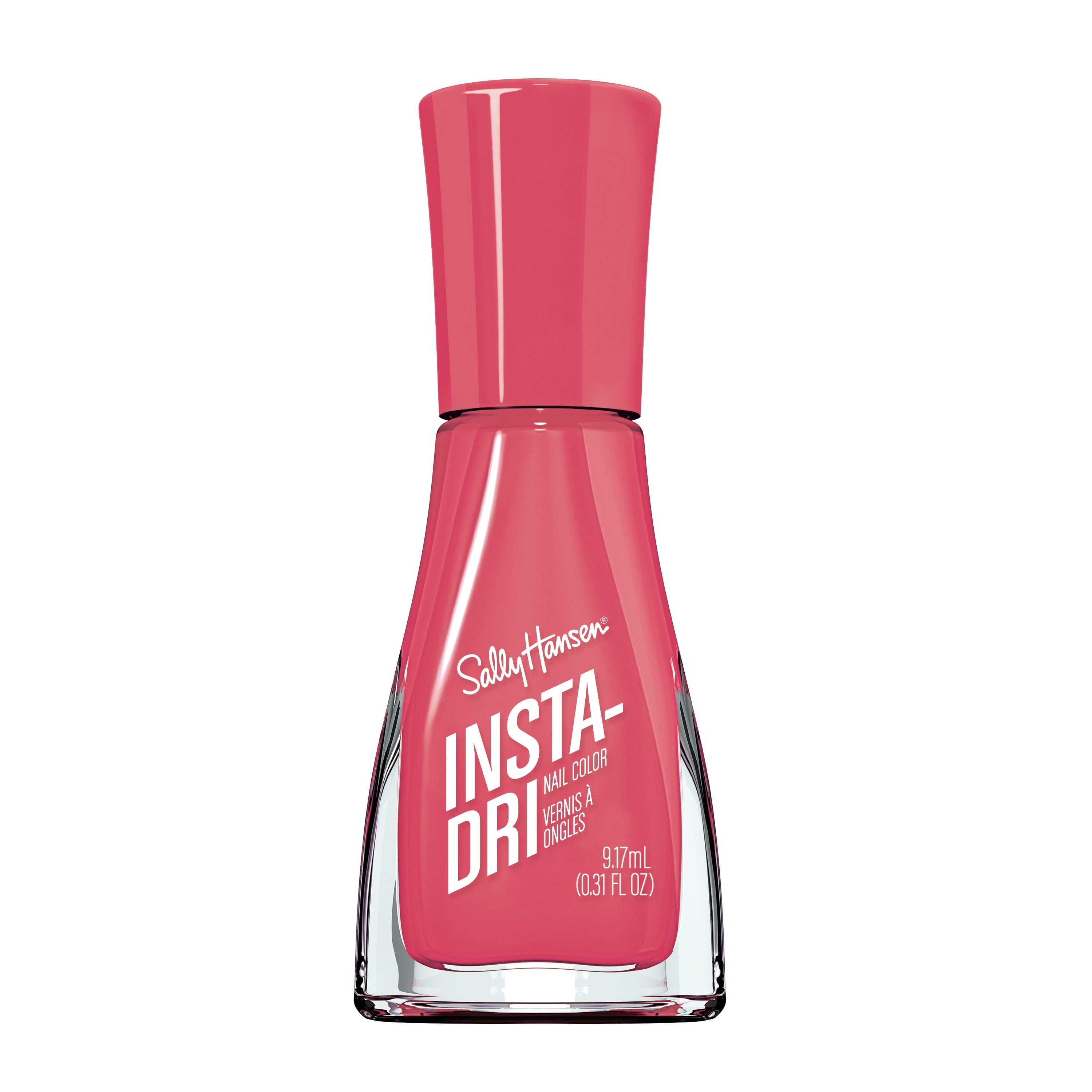 Sally Hansen InstaDri Nail Polish, Fast and Fuchsia, 0.31 fl oz, Quick