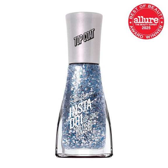 Sally Hansen Insta-Dri Nail Polish, Flash Top Coat, Fast-Drying, 0.31 Oz